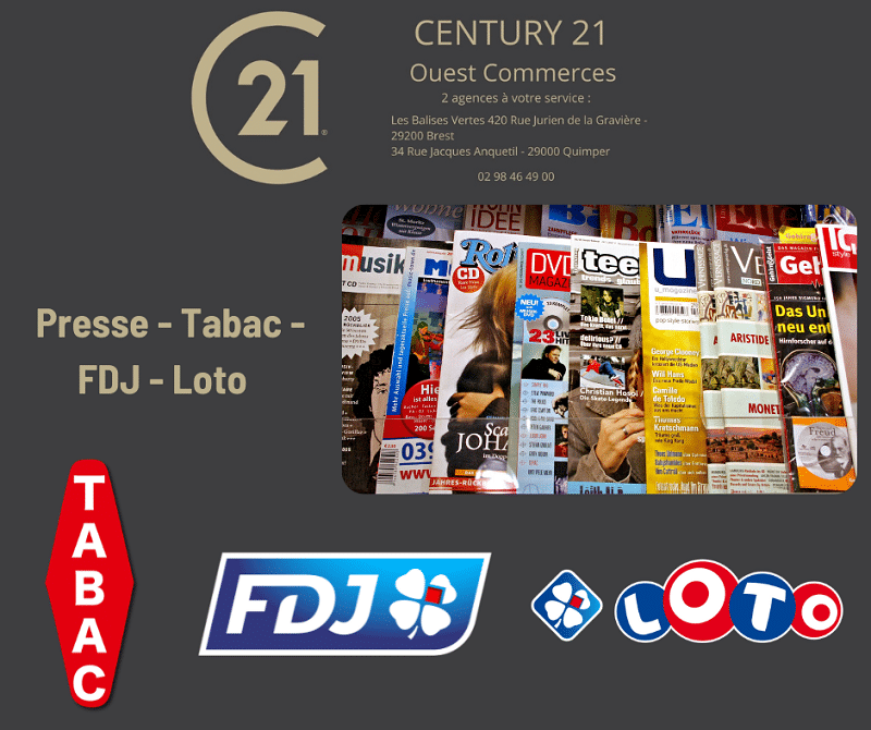 Vente fond de commerce Bar Tabac BREST