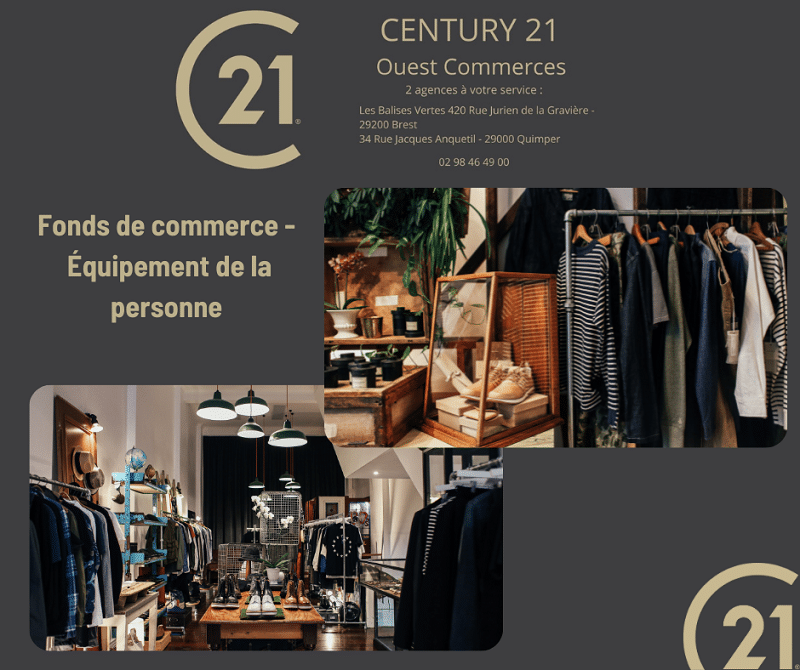 Vente fond de commerce  QUIMPER
