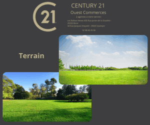 Vente Terrain  QUIMPER